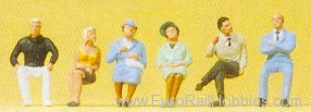 Preiser 74006 Pedestrians -- Seated Persons