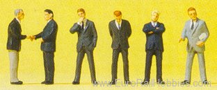Preiser 74010 Business Men in Suits -- 1:100 