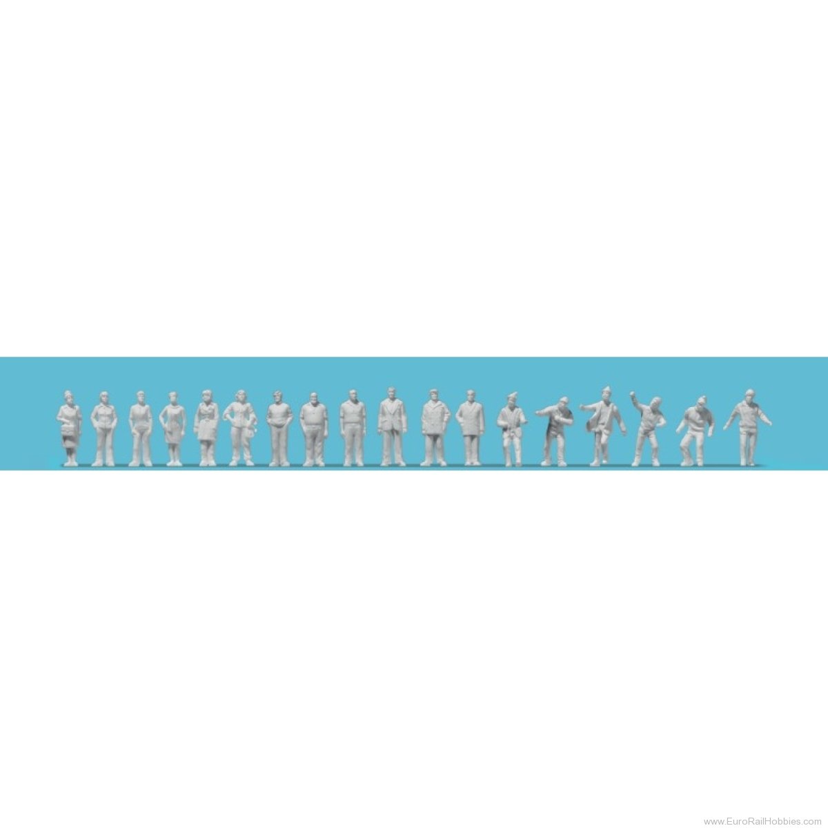 Preiser 74092 Preiser 41092 Standing women and men (18) unp