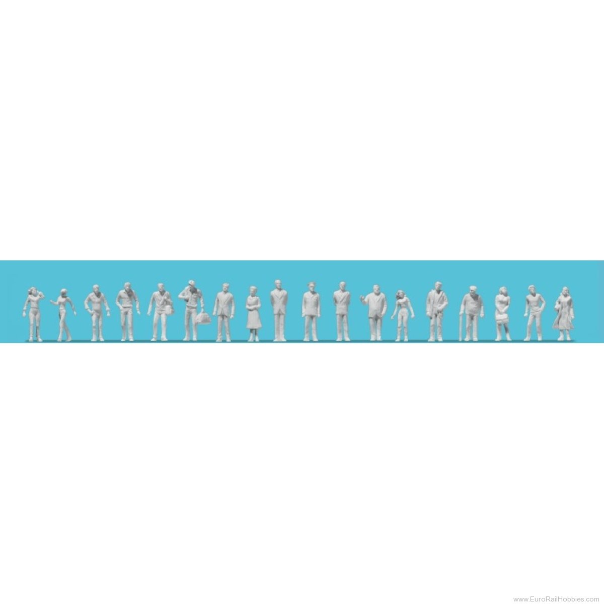 Preiser 74093 Preiser Passersby (1) unpainted miniature fig