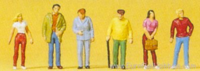 Preiser 75002 Pedestrians -- Passers-By Standing  1:120