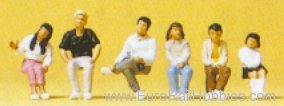 Preiser 75025 Pedestrians -- Seated Passengers  1:120
