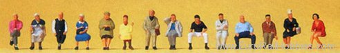 Preiser 75041 Seated Travellers  1:120