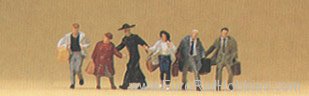 Preiser 79090 Passengers -- Hurrying