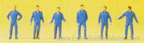 Preiser 80909 People Working -- Fitters 1:200 for Architect