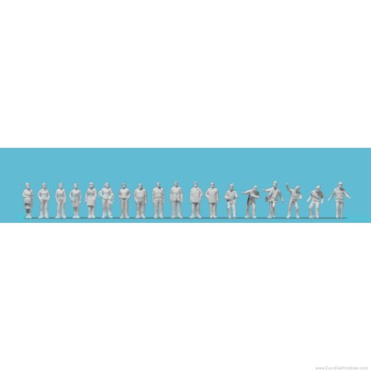 Preiser 80992 Preiser Standing women and men, workers (18) 