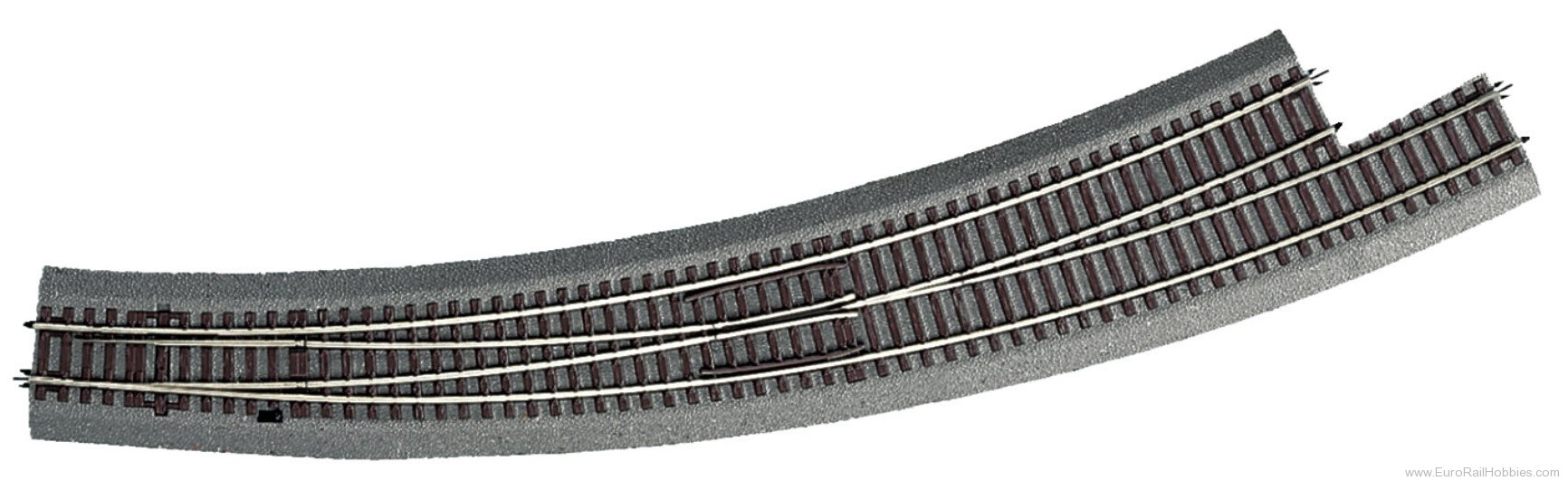 Roco 42566 Curved turnout left BWl9/10