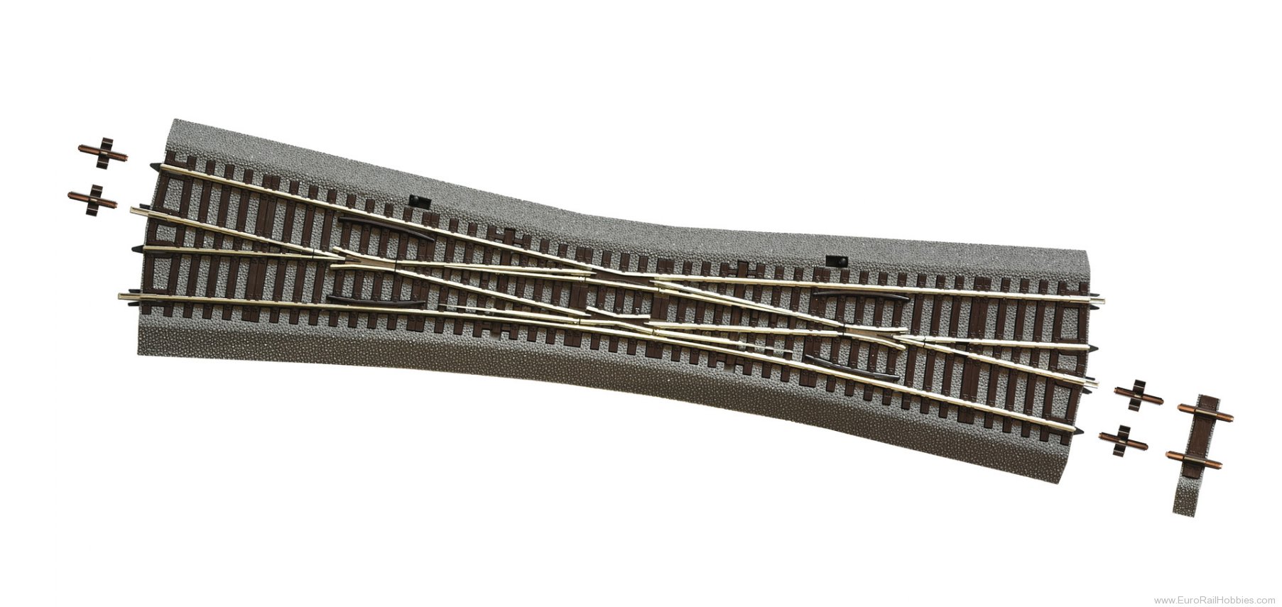 Roco 42592 Roco Single Slip Turnout EKW10 (Replaces form