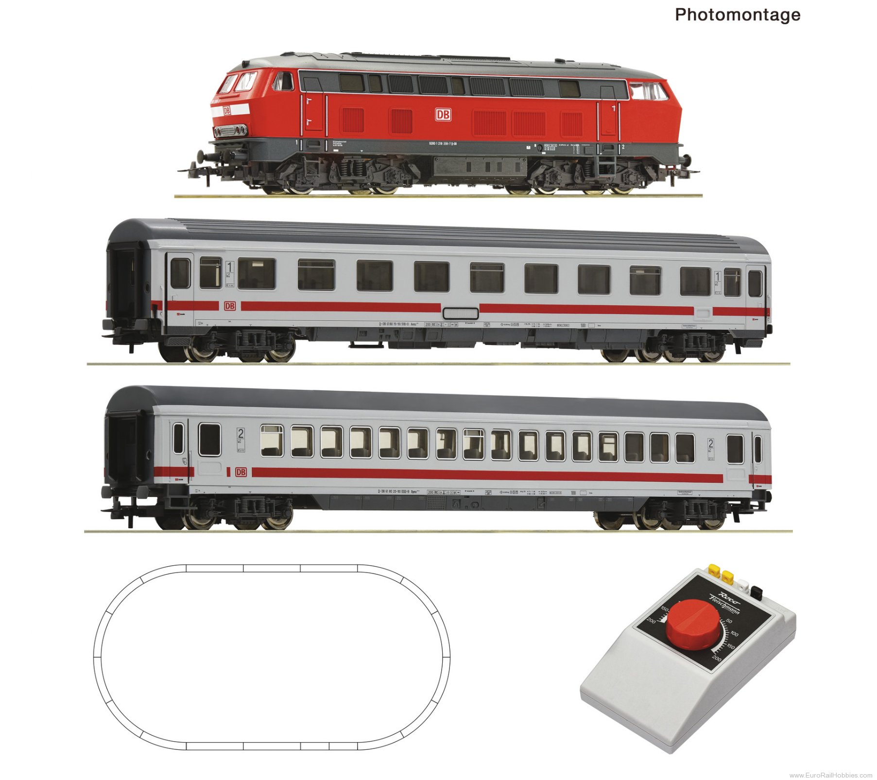 Roco 5100017 Roco Analog DB AG BR 218 Diesel Passenger Sta