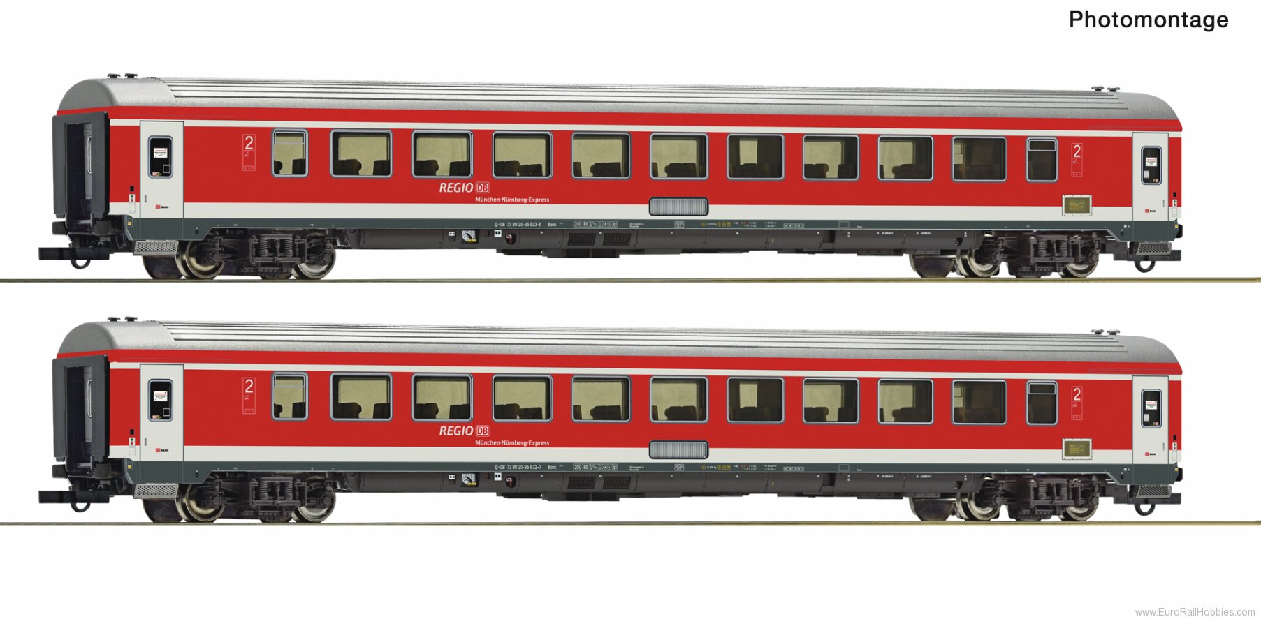 Roco 6200097 Roco DB AG 2 Piece  Set (2): Munich-Nuremberg