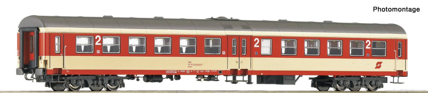 Roco 6200109 Roco OBB 2nd Class Centre-entry Passenger Coa
