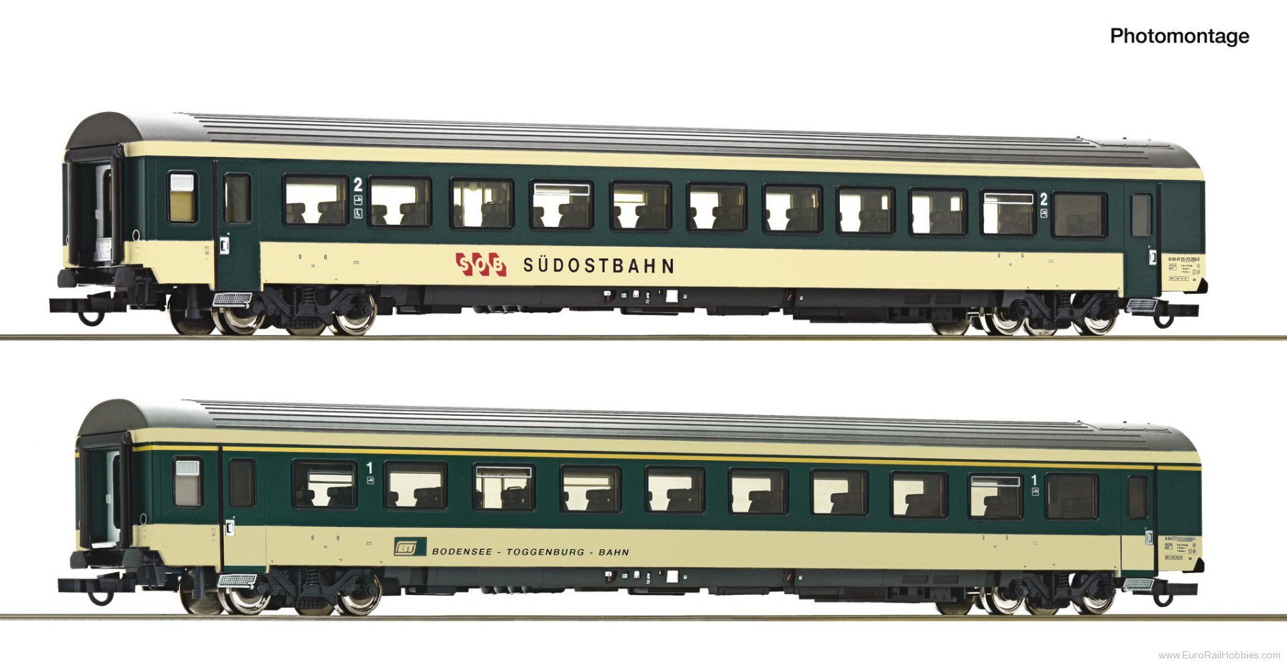 Roco 6200213 Roco SOB 'Voralpen Express' 2 Piece Passenger