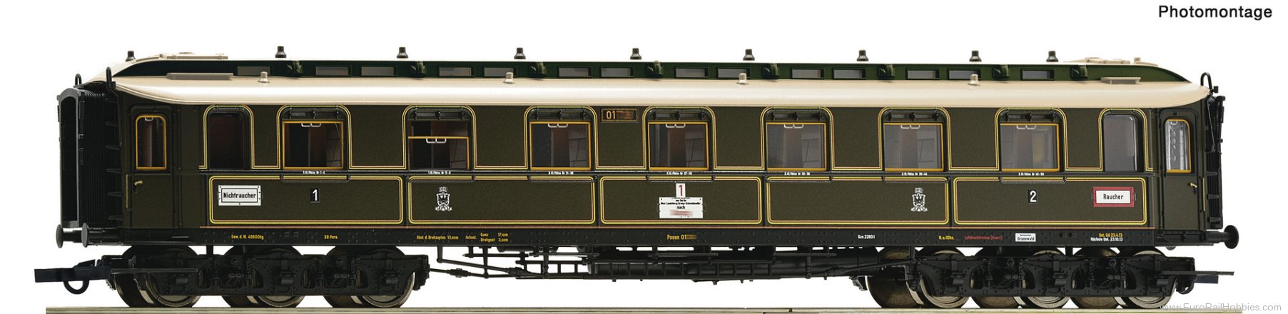 Roco 6200237 Roco KPEV 1st/2nd Class Express Passenger Coa