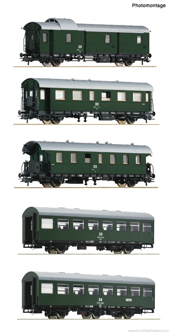 Roco 6200243 Roco DR 5 Piece Passenger Train Set