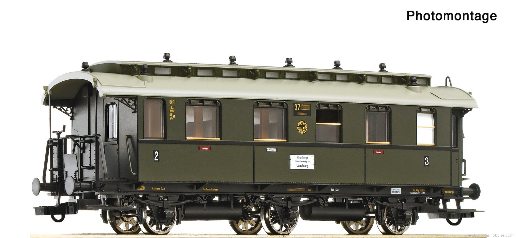 Roco 6200255 Roco DRG 2nd/3rd Class Passenger Coach