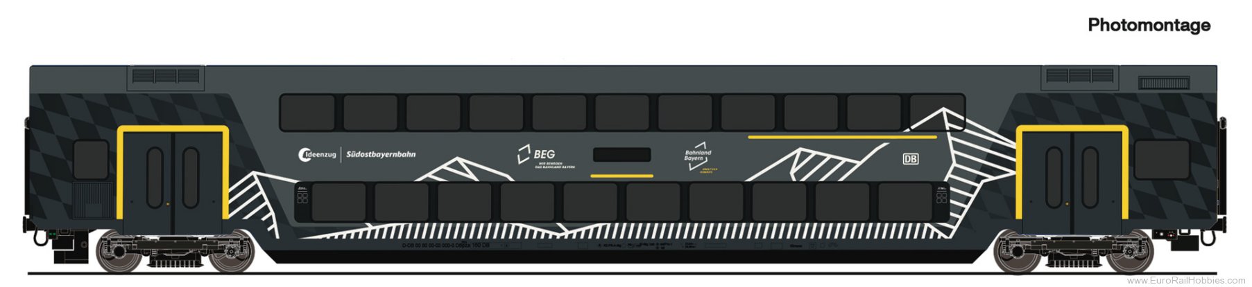 Roco 6220253 Roco DB AG Dosto 'Einzelwagen Ideenzug' SOB B