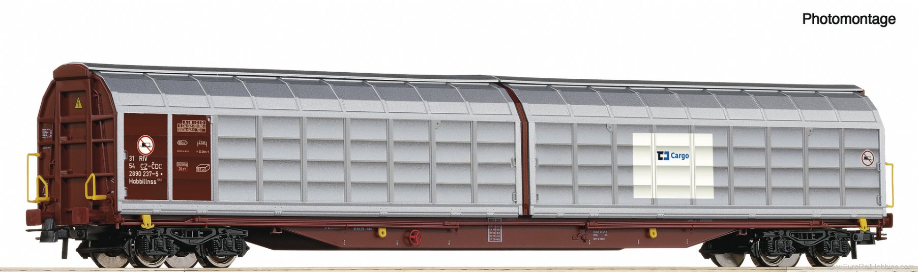 Roco 6600167 Roco CD Cargo Sliding Wall Wagon