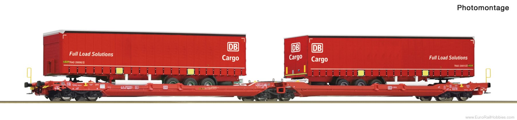Roco 6600168 Roco DB AG Articulated Double-Pocket Wagon w/