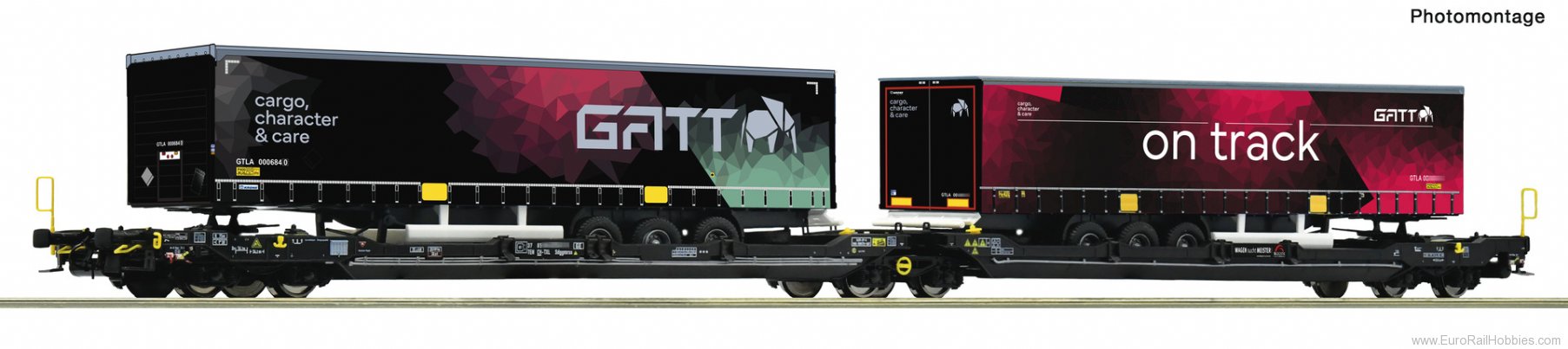 Roco 6600170 Roco Articulated double-pocket Wagon T3000e, 