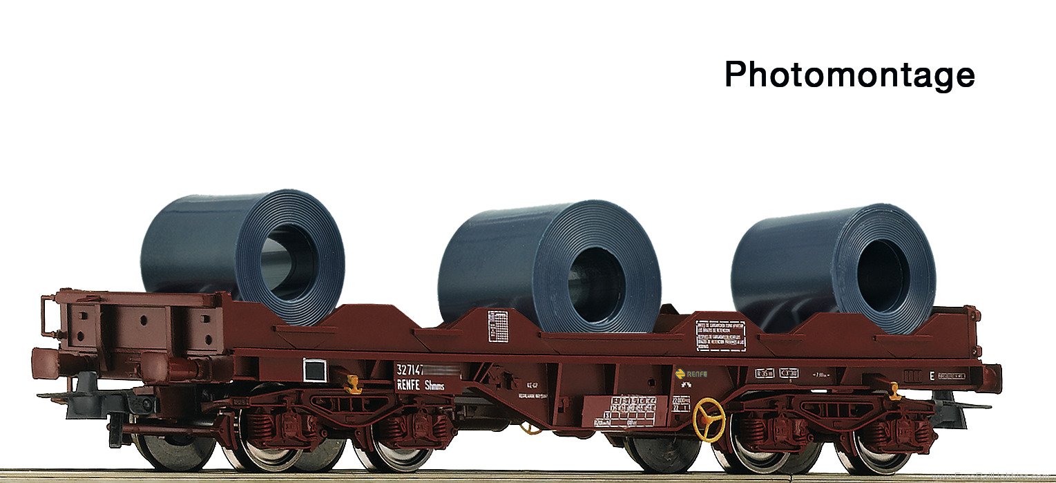 Roco 6600198 Roco Renfe Coil Transport Wagon (Brown)