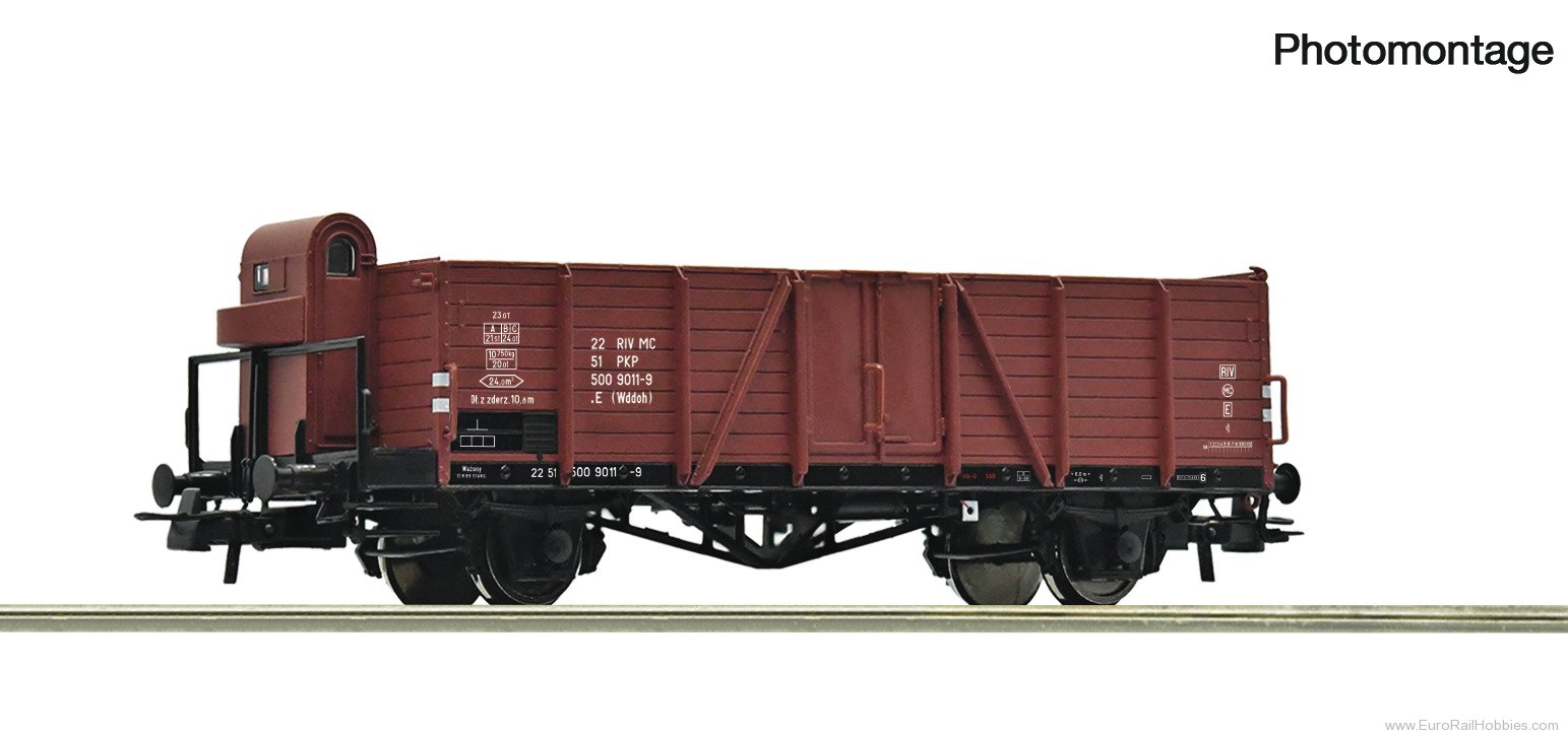 Roco 6600217 Roco PKP Open Goods Wagon