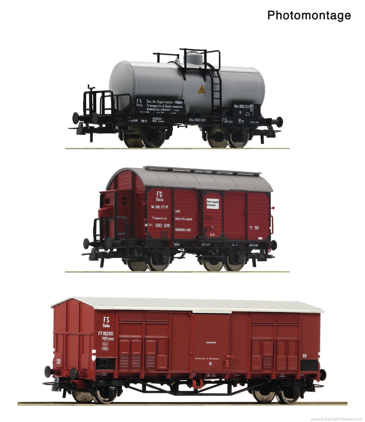 Roco 6600229 Roco FS 3 Piece Branch Line Goods Train