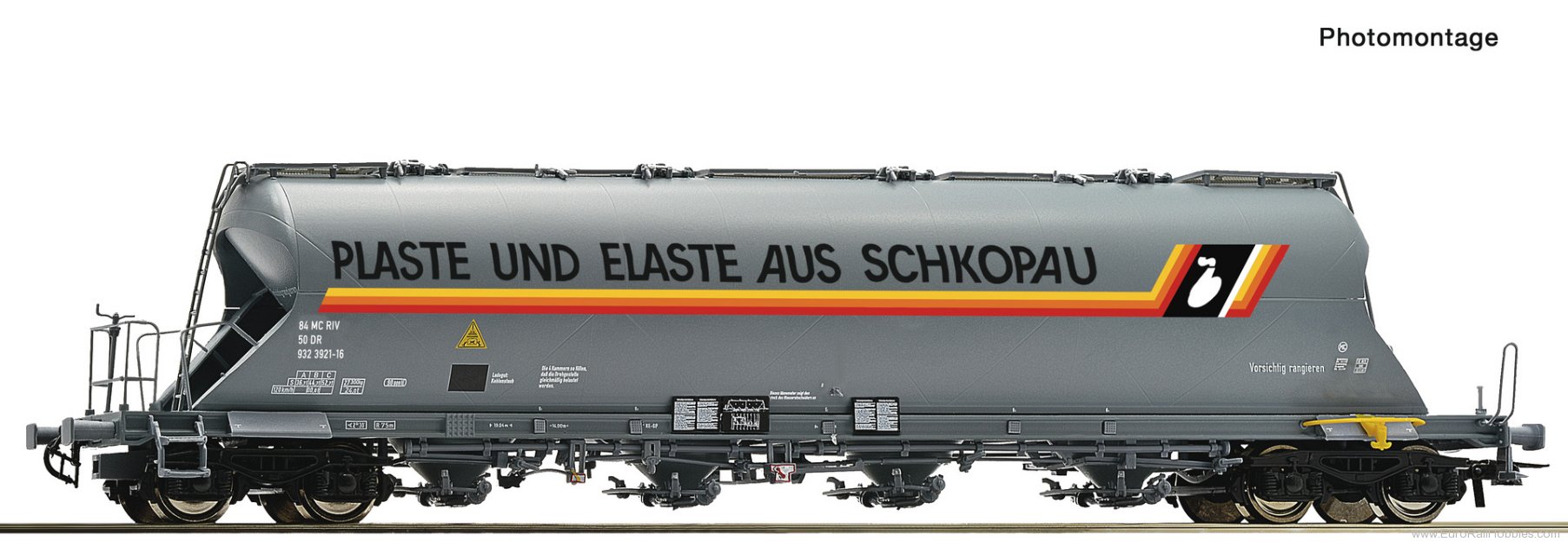 Roco 6600254 Roco DR Dust Silo Wagon
