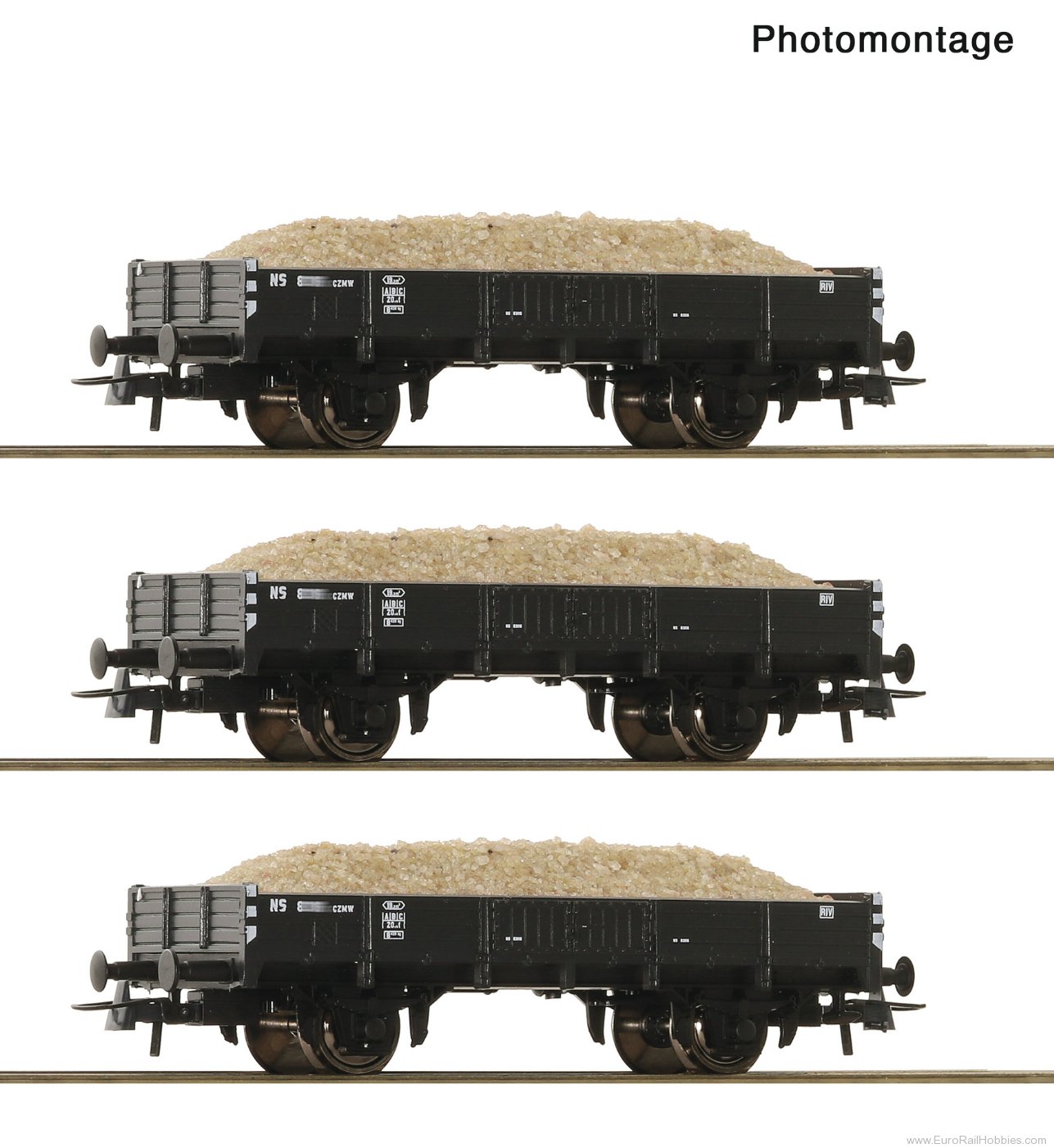 Roco 6600259 Roco NS 3 Piece Sand Wagon Set