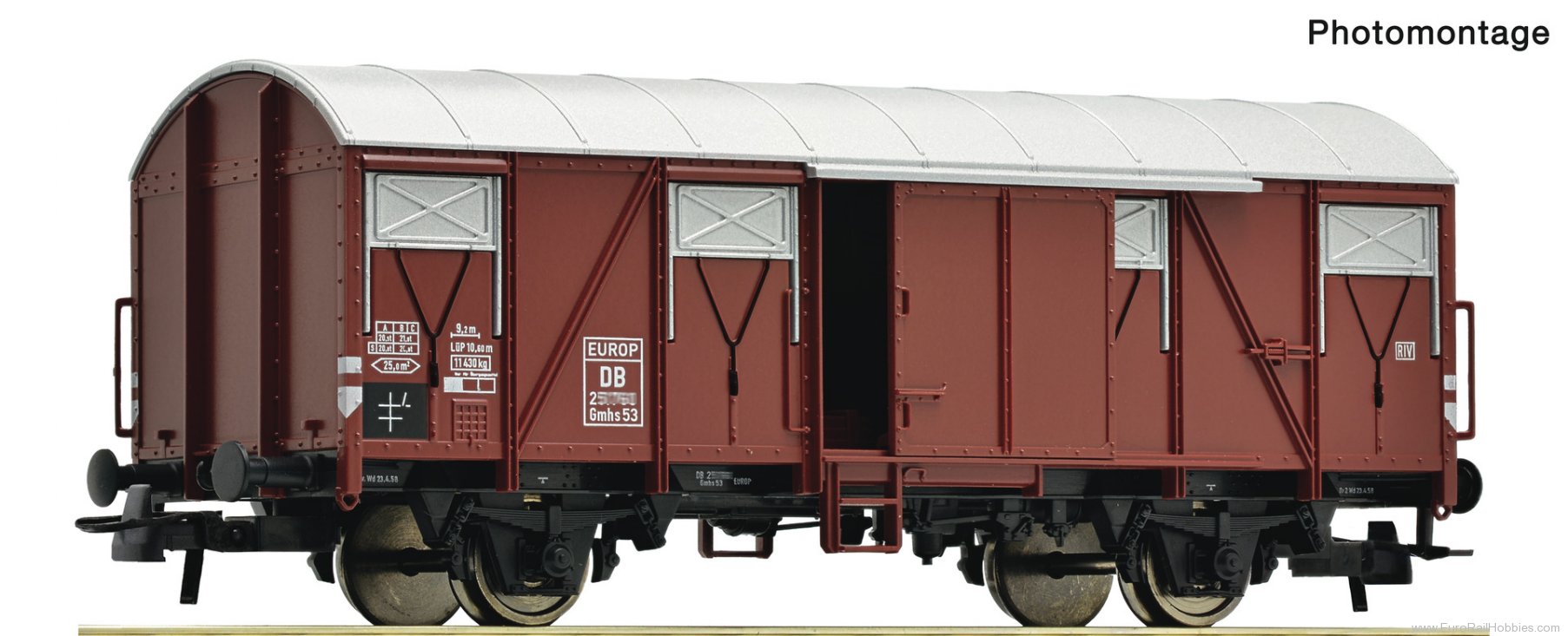 Roco 6600274 Roco DB Covered Goods Wagon