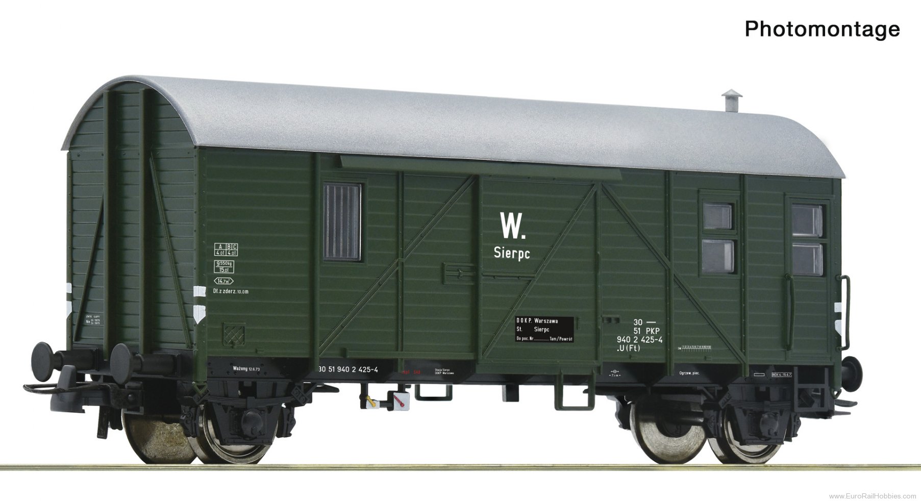Roco 6600278 Roco PKP Guard's Van for Goods Train