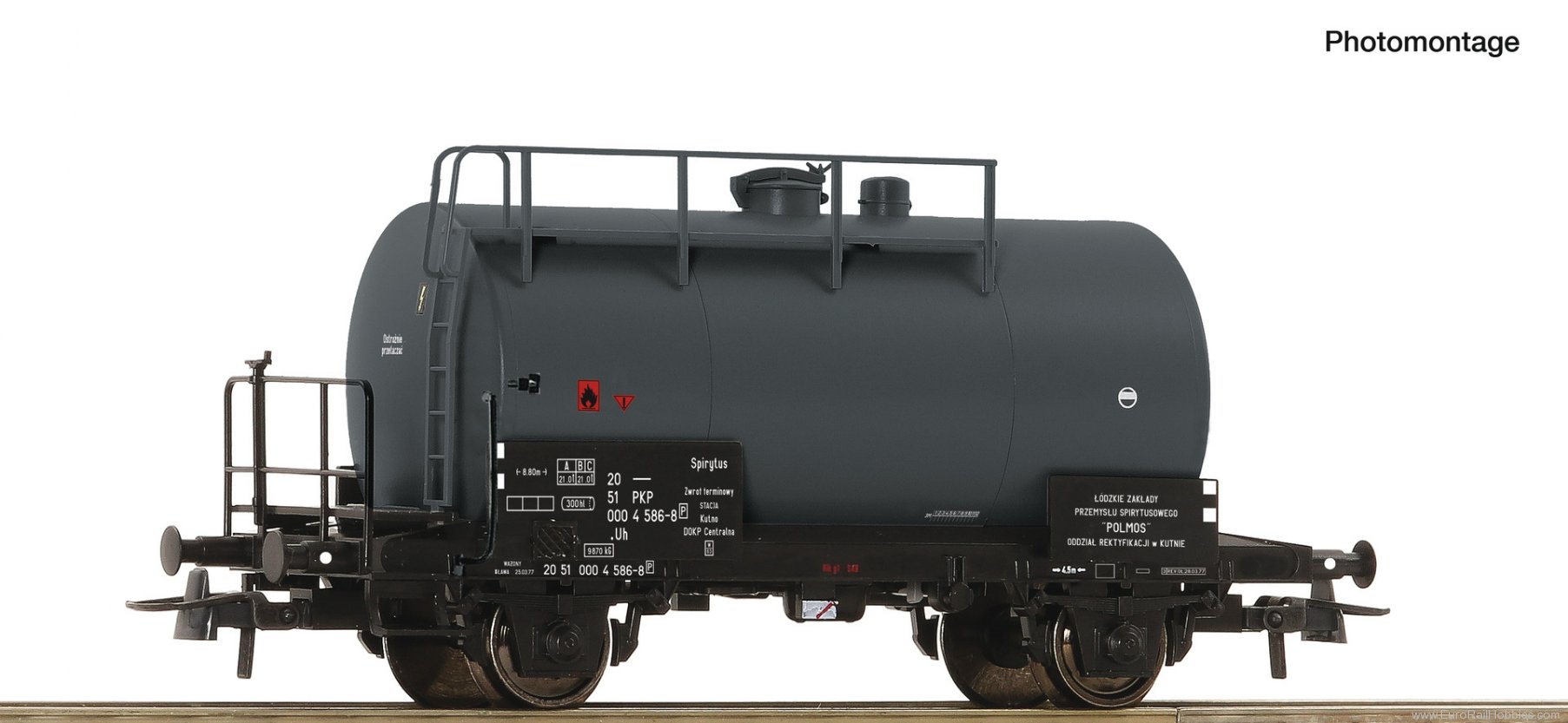 Roco 6600293 Roco PKP 2 Axle Tank Car