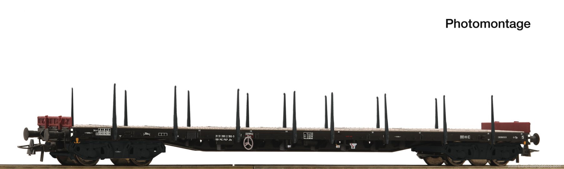 Roco 6600327 Roco CD 2 Piece Silo Wagon Set