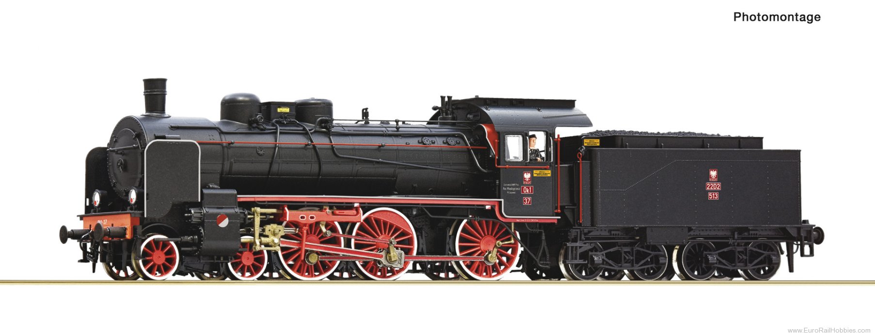 Roco 7110050 Roco PKP OK1 Steam Locomotive DCC w/Sound