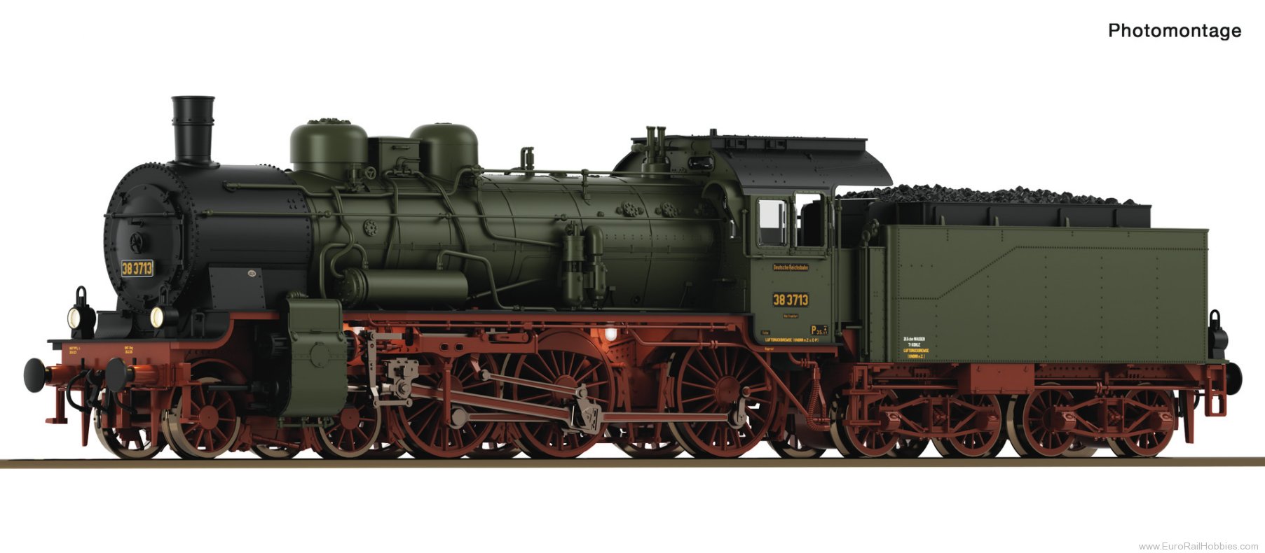 Roco 71396 Roco DRG 38 3713 Steam Locomotive DCC w/Sound