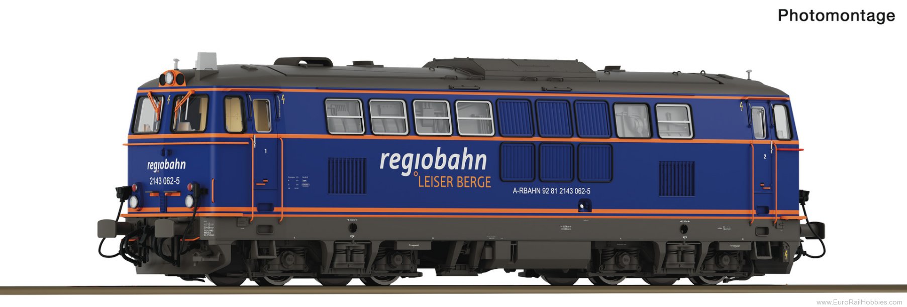 Roco 7300093 Roco Regiobahn Rh 2143 Diesel Locomotive