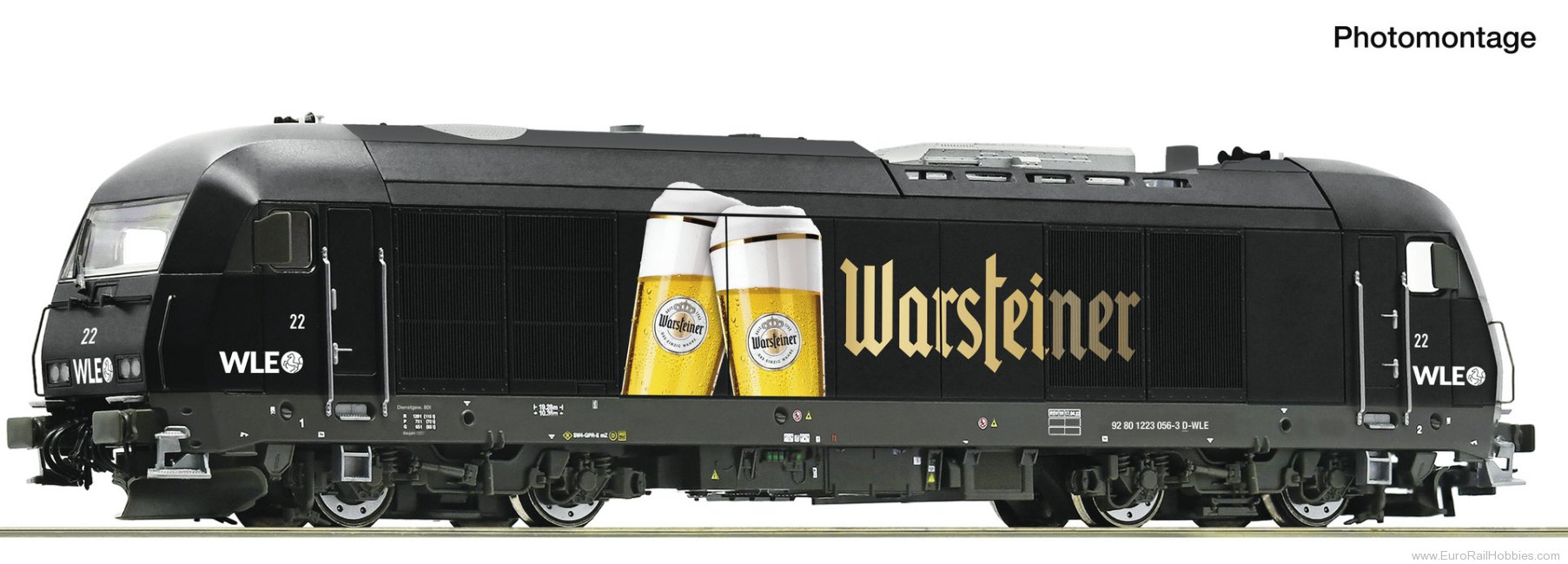 Roco 7300104 Roco BR 223 'WLE/Warsteiner' Diesel Locomotiv