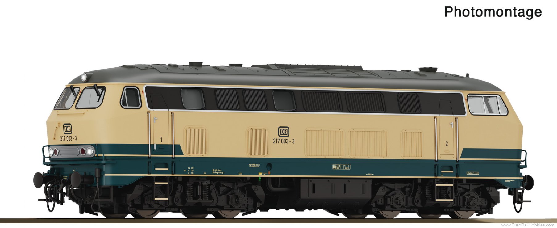 Roco 7310068 Roco DB 217 003 Diesel Locomotive DCC w/Sound