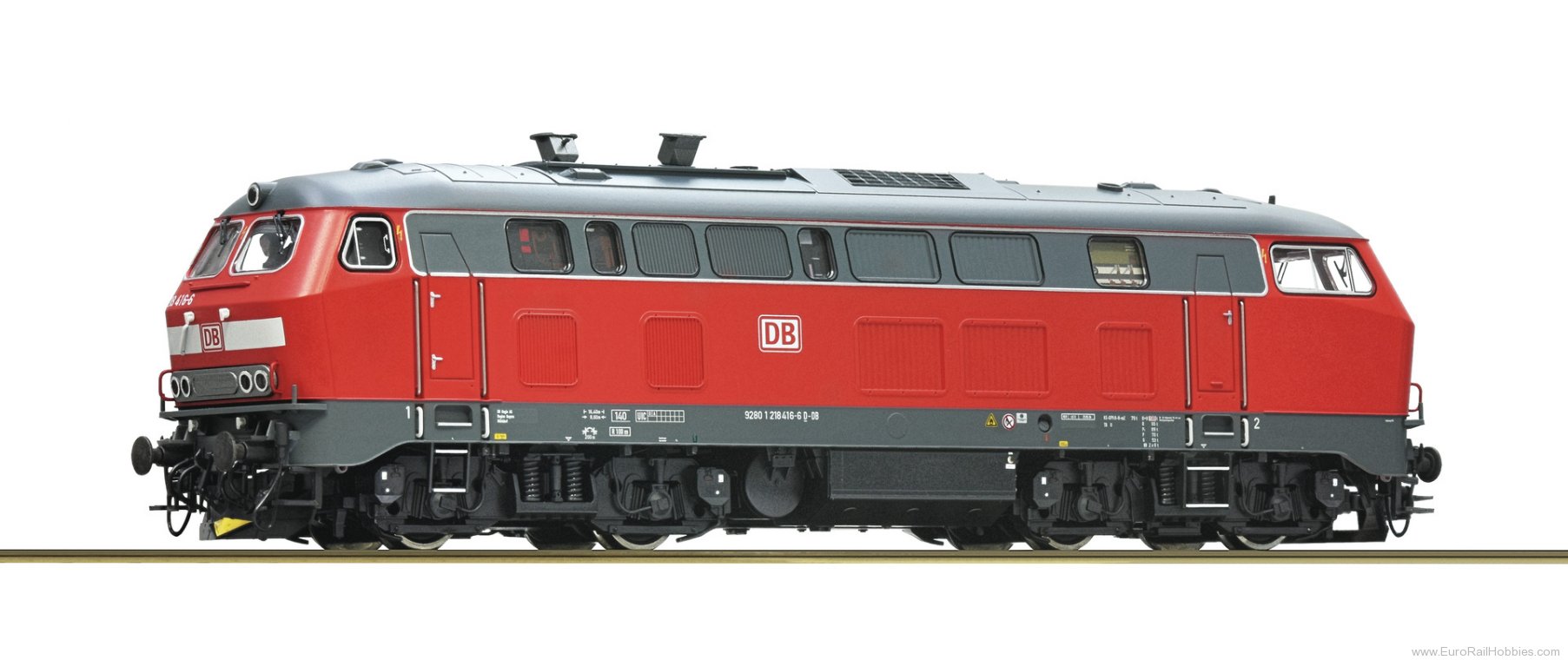 Roco 7310078 Roco DB AG Diesel Locomotive 218 416-6, DCC w
