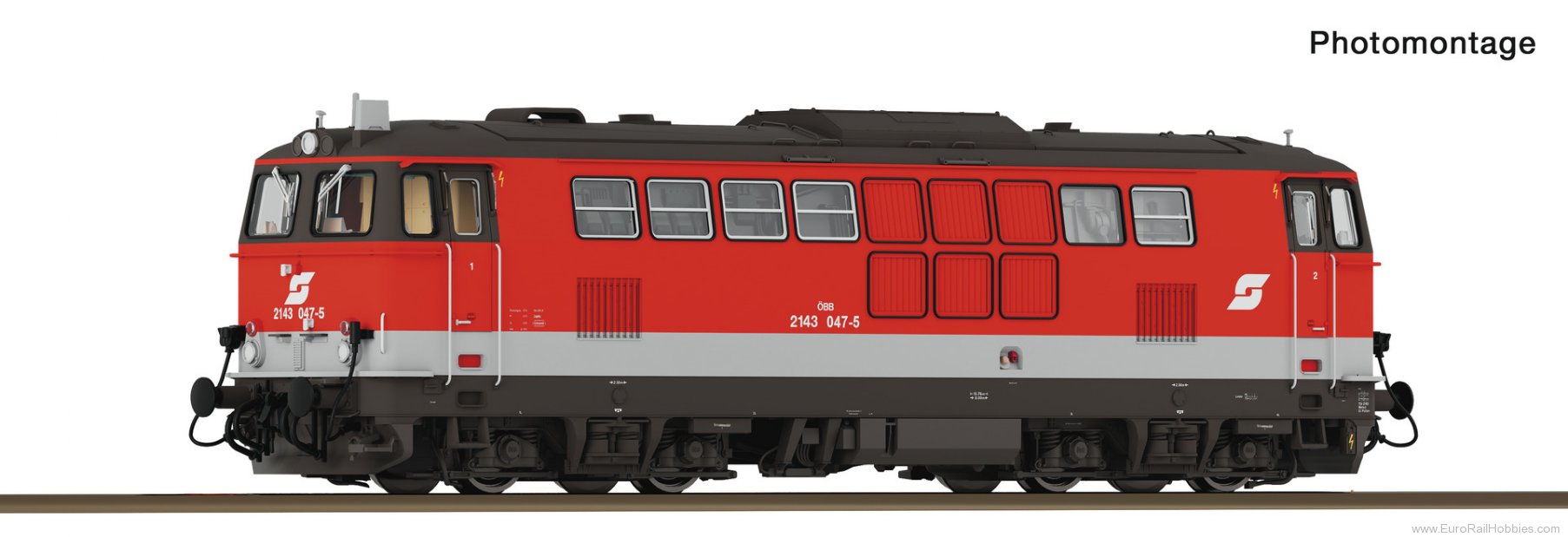 Roco 7310092 Roco OBB Rh 1243 Diesel Locomotive  DCC w/Sou