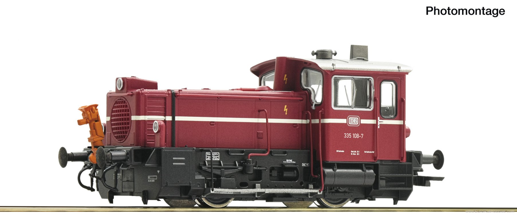 Roco 7310108 Roco DB BR 335 Red DCC w/Sound/Uncoupling