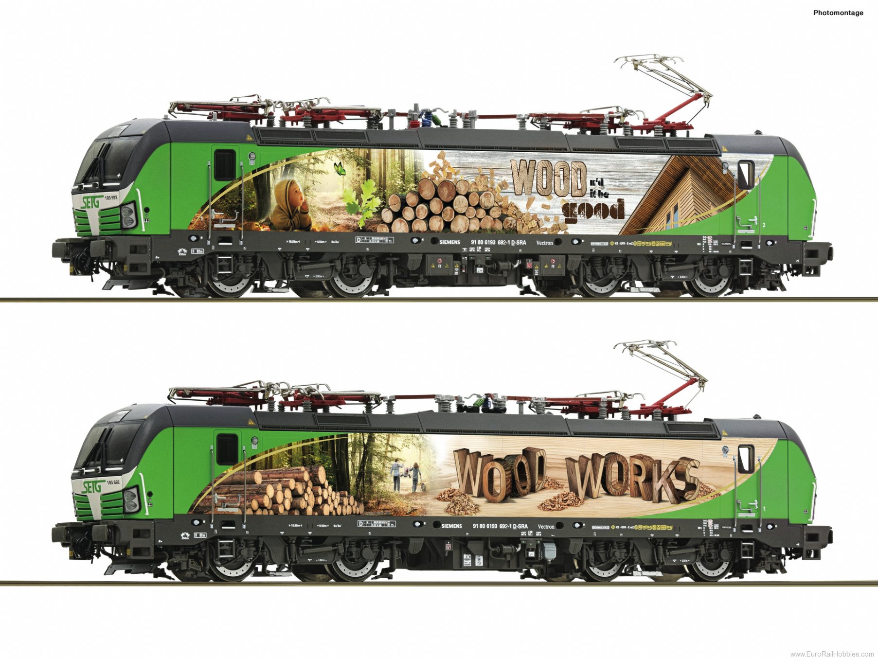 Roco 7500034 Electric locomotive 193 692-1, SETG (DC Analo