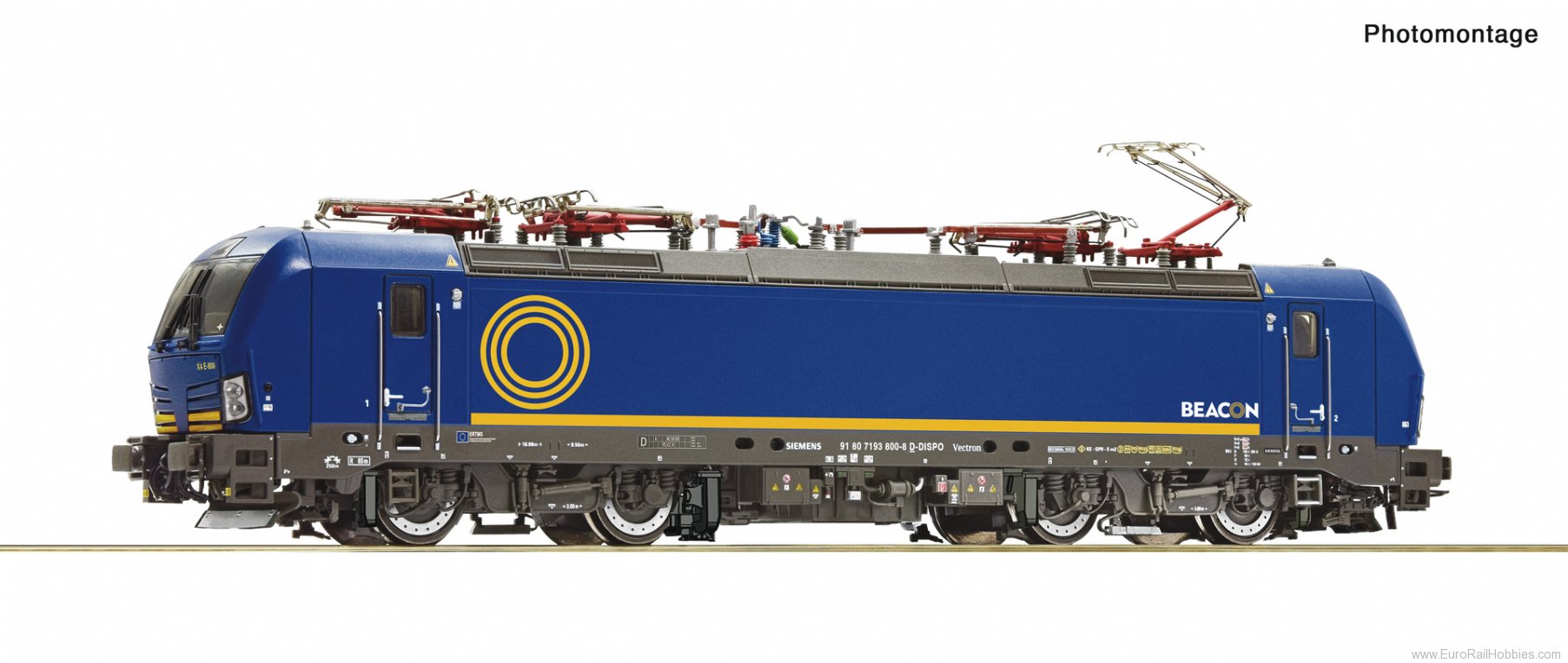 Roco 7500126 Roco Electric locomotive 7193 800-8, Beacon R