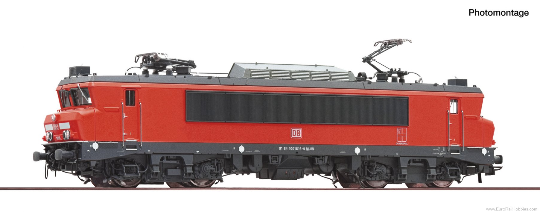 Roco 7500197 Roco DB AG 1616 Red Electric Locomotive