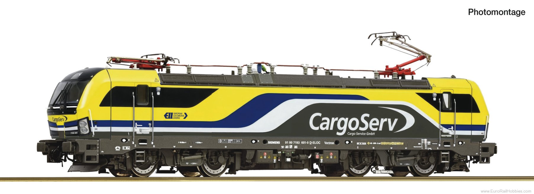Roco 7500267 Roco CargoServ 7193 601-0, Electric Locomotiv