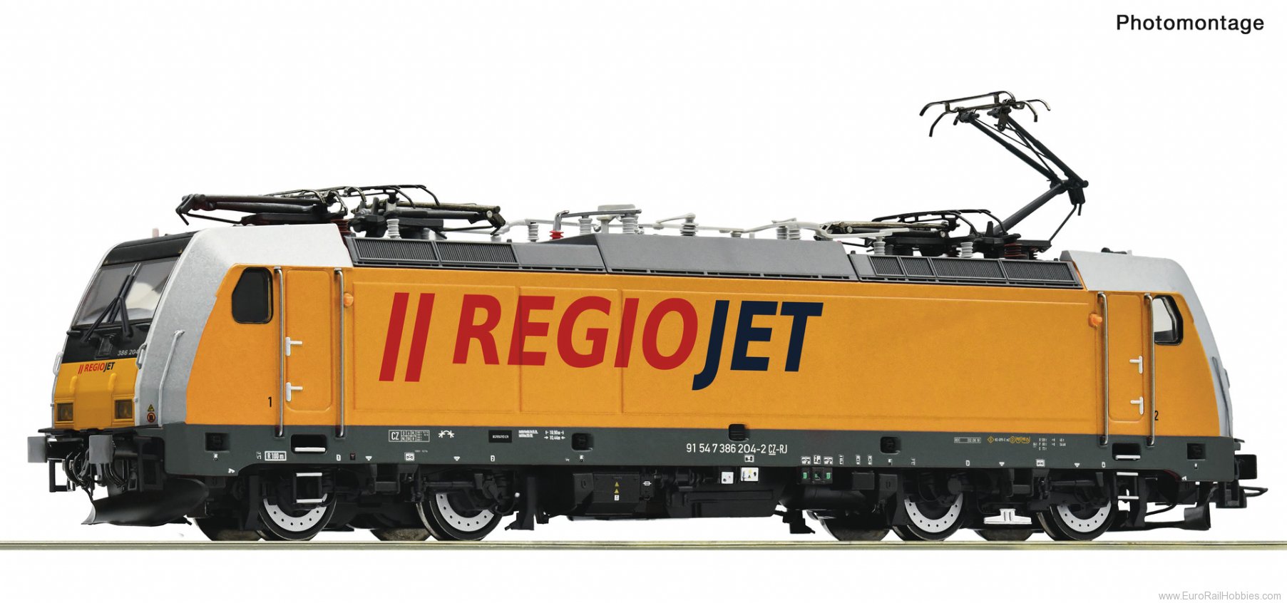 Roco 7510102 Roco Electric locomotive 386 204-2, Regiojet 