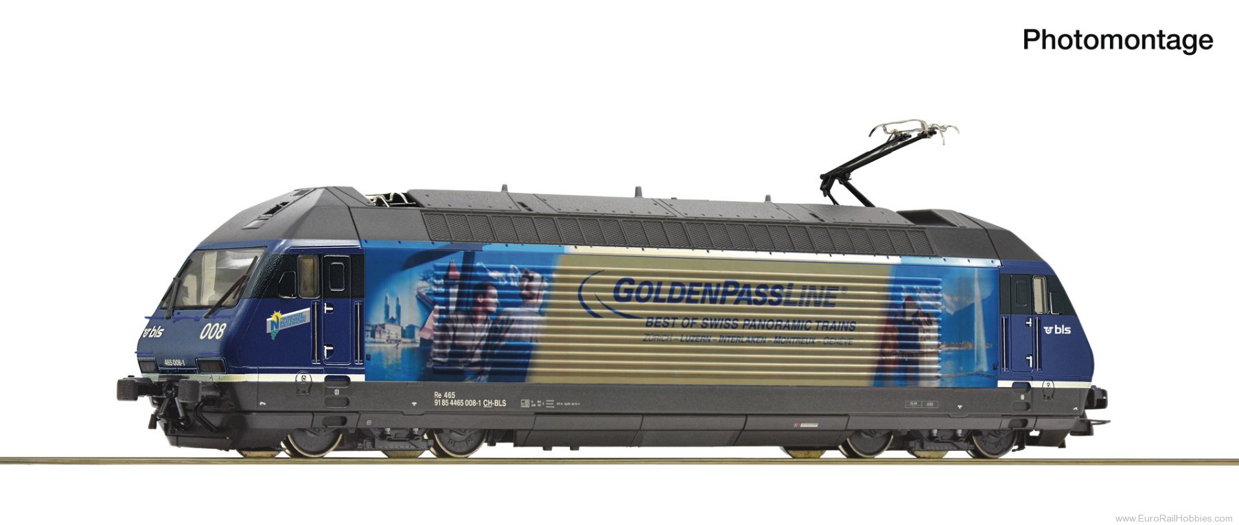 Roco 7510172 Roco BLS Re 465 'Goldenpass' Electric Locomot