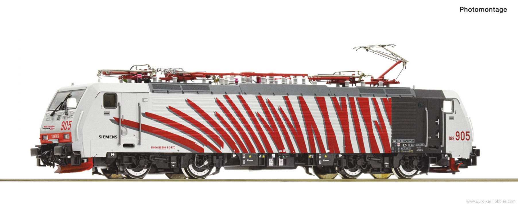 Roco 7510176 Roco RTC BR 189 Electric Locomotive DCC w/Sou