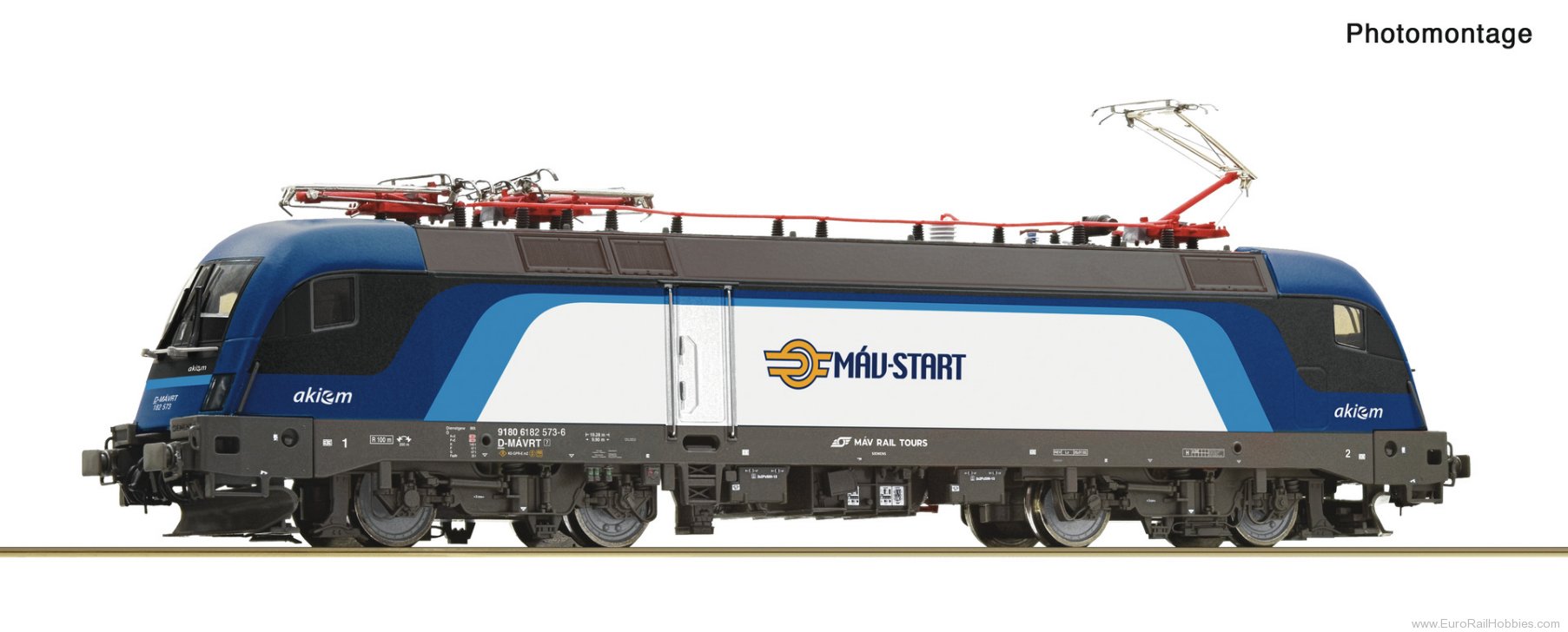 Roco 7510184 Roco MAV 182 573-6Electric Locomotive DCC w/S