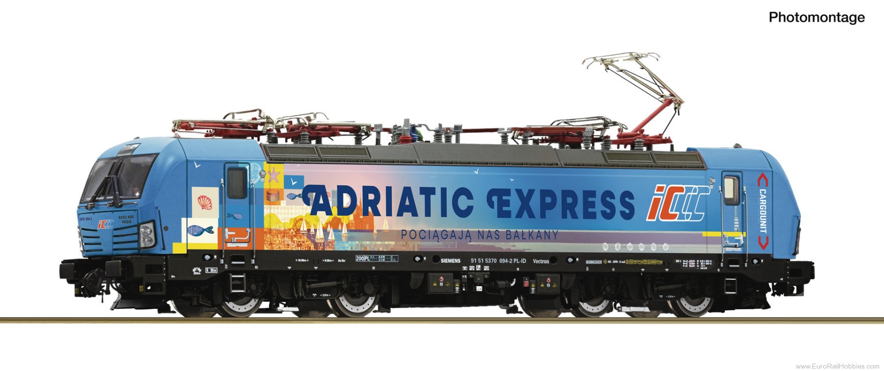 Roco 7510196 Roco PKP 370 094-2 IC Electric Locomotive DCC