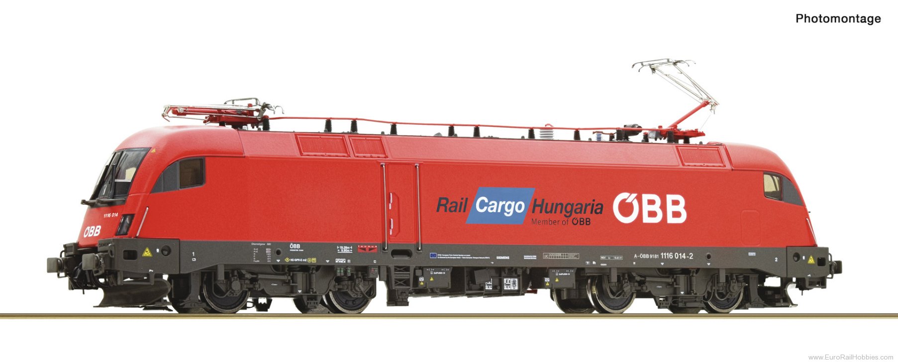 Roco 7510209 Roco OBB Electric Locomotive 1116 014-2 DCC w